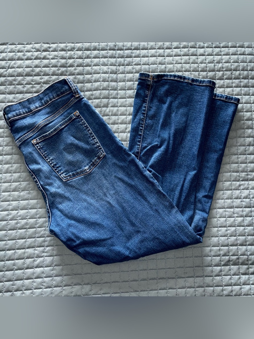 Banana Republic Women Sz 32/14 Bootcut Jeans Mid Rise Blue Medium Wash 34X29